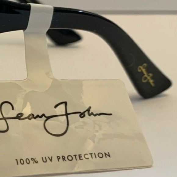 P DIDDY SEAN JOHN Womens Oversized Translucent Rims Round Lenses Sunglasses - Picture 5 of 6